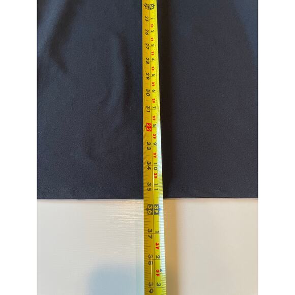 H&M Flounced Off The Shoulder Dress Sz M Black White Sheath Stretch Coquette - Picture 10 of 10